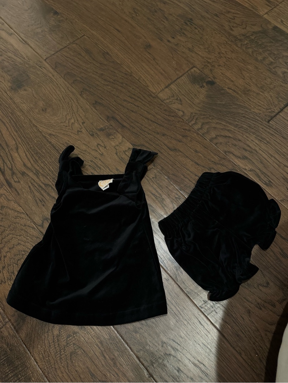 Beaufort Bonnet 2T Black Velvet Girls' Dress & Bloomers Set NEW